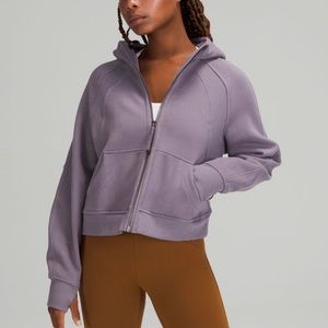 Scuba full zip dusky lavender M/L